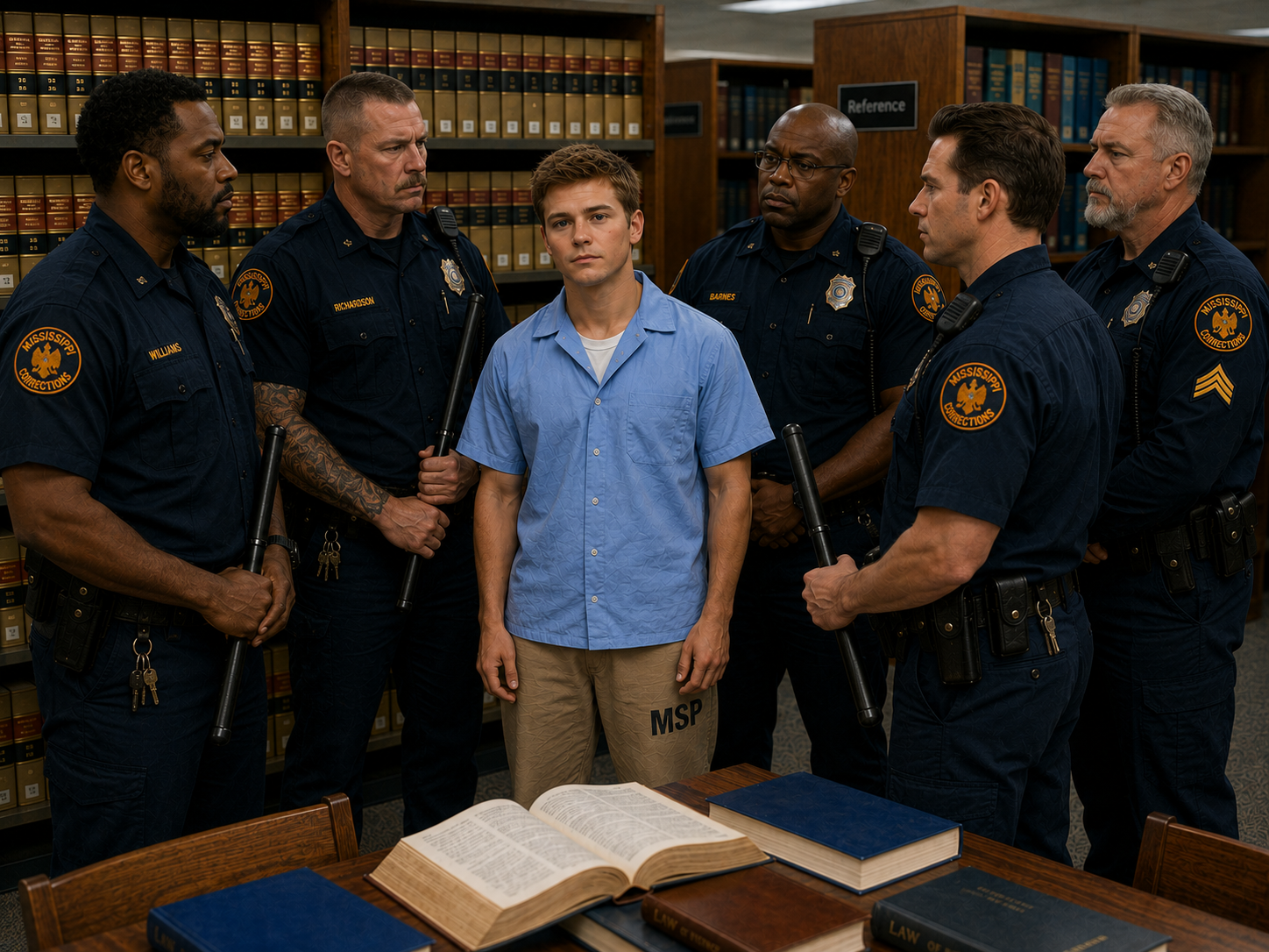 Bohl Law Library Guards new